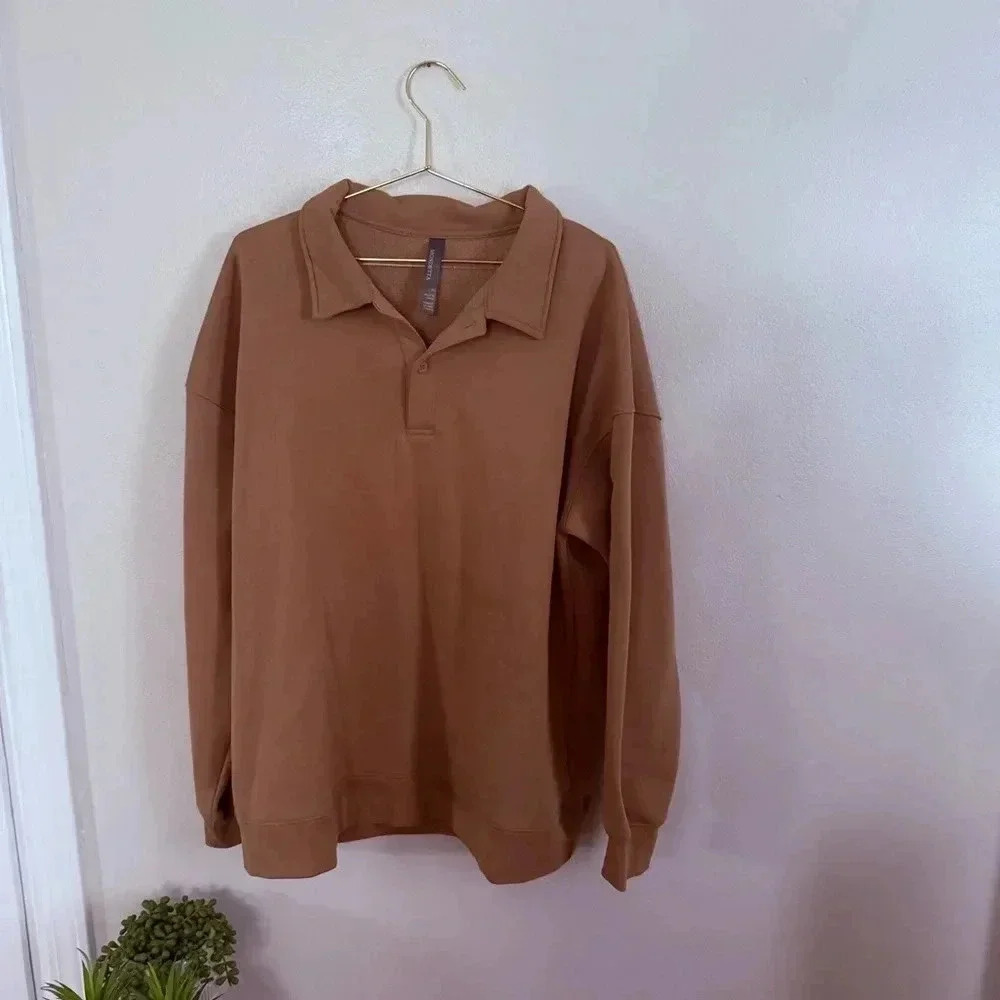 Women’s XL Mondetta Tan Pull Over Sweater - Picture 1 of 4